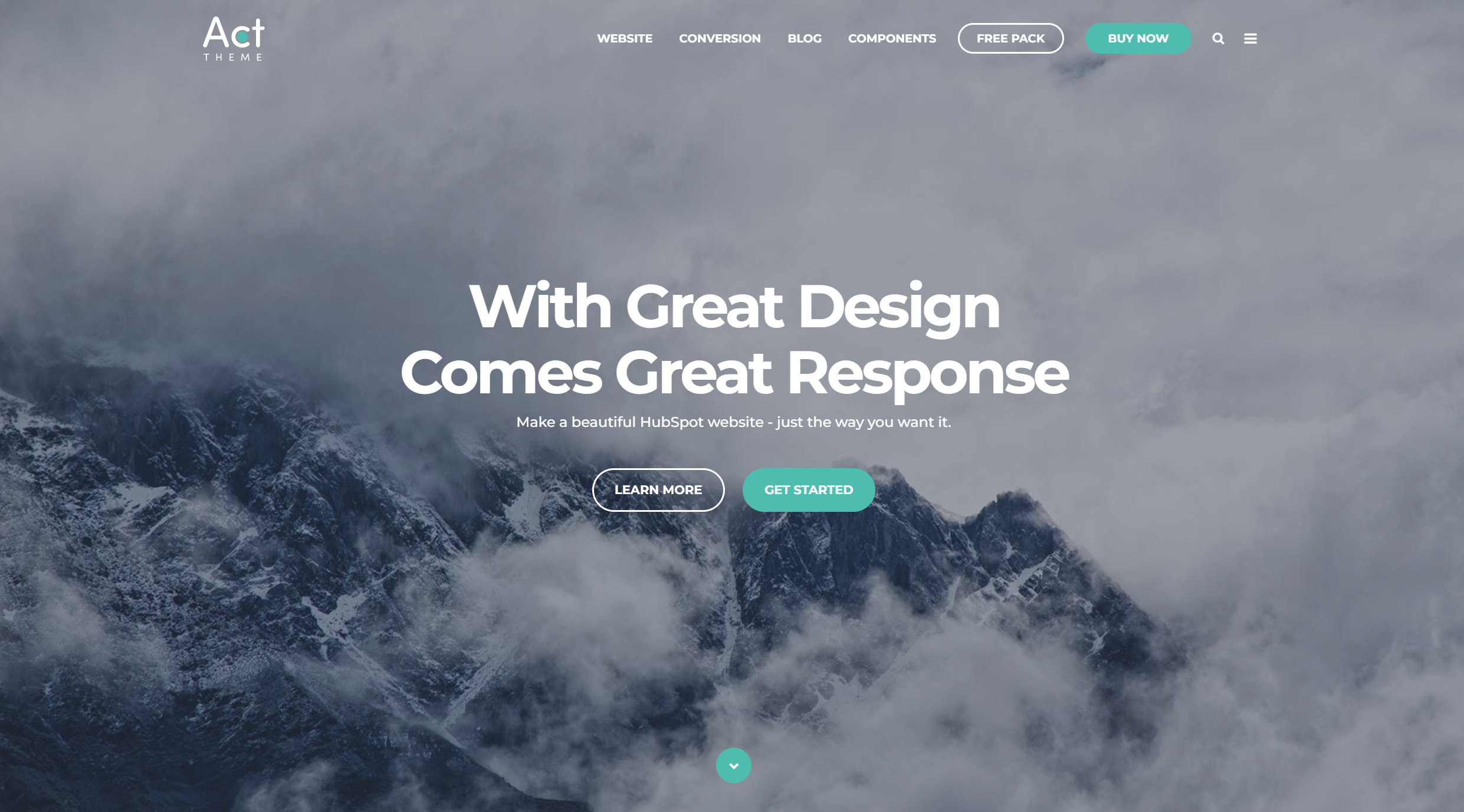 Elegant photography hero banner